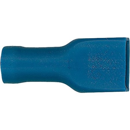 Manchon connecteur plat semi-isole 1,25 mm², 4,8 x 0,8 mm couleur rouge, emballage  :  100 pcs