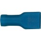 Manchon connecteur plat semi-isole 1,25 mm², 6,3 x 0,8 mm couleur rouge, emballage  :  100 pcs
