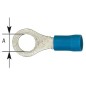 Cosse de cable en forme de bague isolee, 2,5 mm², 6,4 mm Couleur bleu, emballage  :  100 pcs