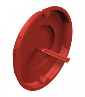 Couvercle de signalisation encastre, diam. 60 mm, type UV70 SD rouge, UE  :  25 pcs