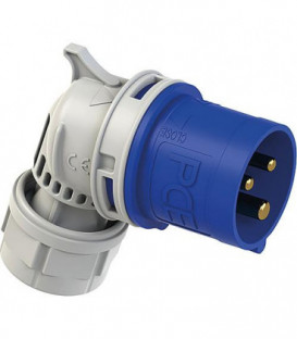 CEE Prise coudée Twist 230V/16A IP44, bornes à vis