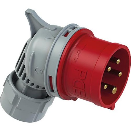 CEE Prise coudée Twist TT 400V/16A, IP44, sans vis