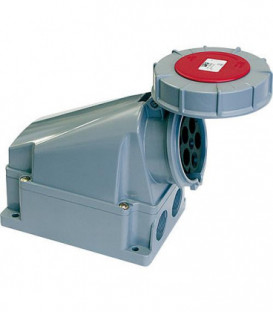 CEE-Prise murale 63A, 400V Power Twist, IP66/67 (petite) fermetures borgnes incluses