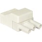 Prise male 3 poles blanc 250 V/16 A *BG*