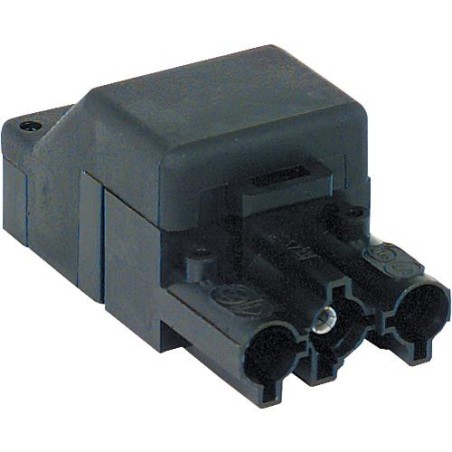 Accouplement 3 poles noir systeme Wieland *BG*