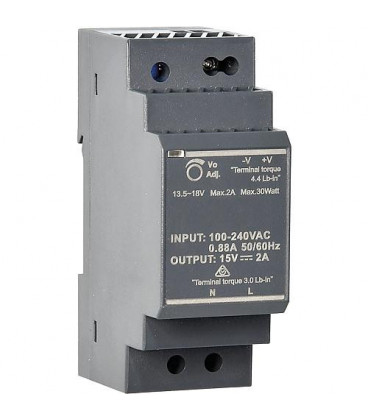 Trafo profilé-support, A2, convient pour interphone VT38 jusqu'a 2 stations int.