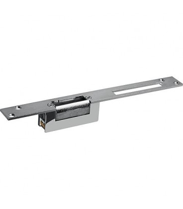 Ouvertur de porte électrique, 12V DC, dim ouverture: 21x75x29mm Dim : 25x250x3mm