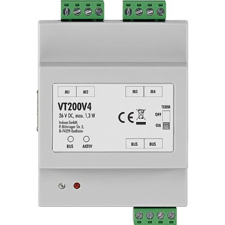 Répartiteur vidéo 4 raccords pour interphone vidéo VT200