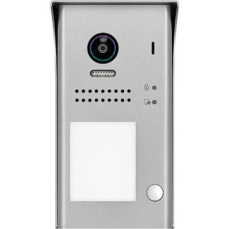 Interphone vidéo VT200 en saillie, 1x sonnette, inox lxhxp: 90x176x26 mm