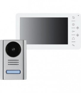 Interphone VT38 4 fils, 1 station 1xparleur porte avec 1 touche