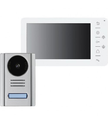 Interphone VT38 4 fils, 1 station 1xparleur porte avec 1 touche