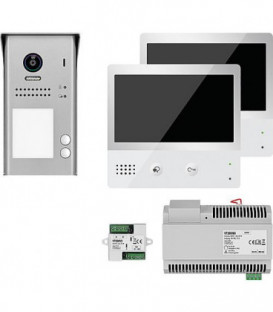 Interphone video VT200 en saillie 1 x porte, 2x touches 2x Touch-confort station interne *KB*