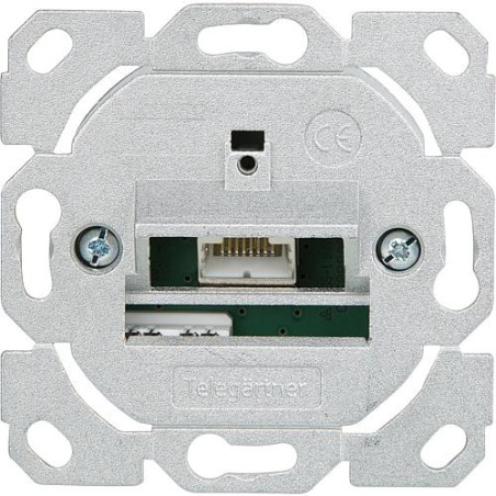 Boite de raccordement AMJ45 8 K encastré/0 Cat 6A(IEC) sans plaque centrale, 1 piece **BG*