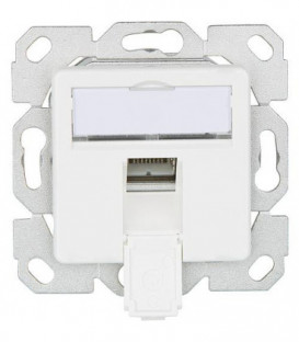 Boite de raccordement AMJ45 8 K Up/50 Cat. 6A(IEC) blanc alpin 1 piece *BG*
