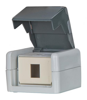 Boite de raccordement IP 44 en saillie pour 1 x module AMJ/UMJ accouplement