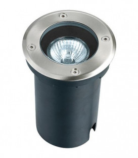 Spot LED encastre rond, avec GU10 , IP67, argente