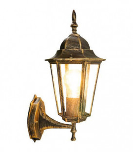 Lampe exterieure cuivre Boitier aluminium, insert en en verre E27, 1000570