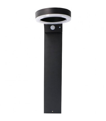 Luminaire solaire de chemin avec detecteur de mouvement et variateur intensite lum. IP44