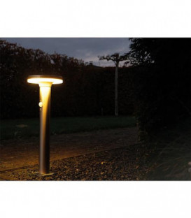 Lampe solaire pour chemin avec detecteur de mouvement et variateur intensite lum. IP44