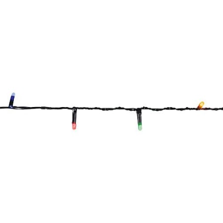 Guirland LED 100 ampoules 4,8W, IP44, 10m, bleu, rouge, vert, jaune Heiconnect