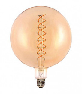 LED Deco, Ampoule torsadée E27, 5W, 250 lm, 2200K dimension diam. x h 200x262 mm