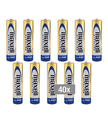 Batterie Maxell LR03 Alcaline Micro emballage 10x4 pieces