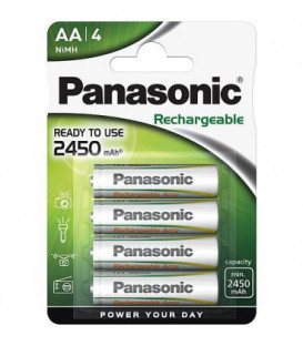 NiMH piles rechargeables AA Mignon 2600mAh emballage 4 pieces