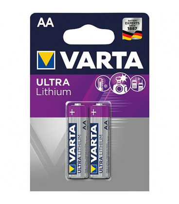 Piles Varta Professionnel Lithium LR6 AA Mignon Paquet 2 pces