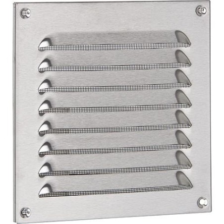 grille de protection contre les intemperies en inox, protect contre insectes vis et chevilles 15 x 15 cm