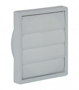 Grille d'aération a volets gris 250 mm