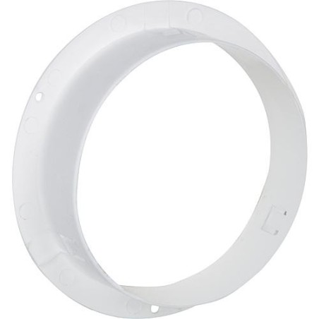 Manchon de raccordement blanc 125 mm