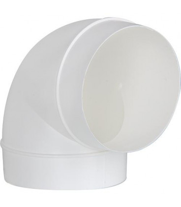 tube rond coudé DN 150 , 90 ° blanc tube rond coudé DN 150 , 90 ° blanc