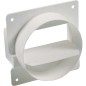 Clapet de retenue tuyaux plat 125 mm, blanc