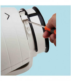 Extracteur tubulaire TD Silent semi-radial avec console de montage TD-250/100 Silent