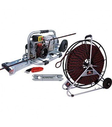 Treuil de traction Runpotec avec cable de traction 10 mm, 200 m, 230V / 50Hz, 0,75 KWh Treuil de traction Runpotec avec cable de traction 10 mm, 200 m, 230V / 50Hz, 0,75 KWh