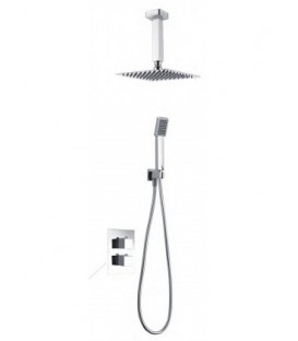 ENSEMBLE DE DOUCHE THERMOSTATIQUE ENCASTRÉ PORTUGAL CHROME