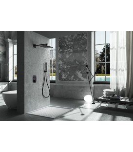ENSEMBLE DE DOUCHE ENCASTRÉ HIDRA NOIR MAT