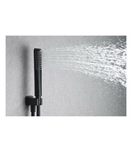 ENSEMBLE DE DOUCHE ENCASTRÉ HIDRA NOIR MAT