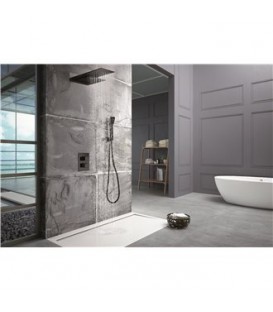 ENSEMBLE DE DOUCHE ENCASTRÉ FEROE NOIR MAT