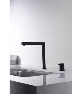 ROBINNETERIE CUISINE FLEXIBLE ITACA NOIR MAT