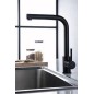 ROBINNETERIE CUISINE MALTA NOIR MAT