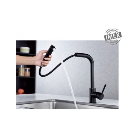 ROBINNETERIE CUISINE MALTA NOIR MAT