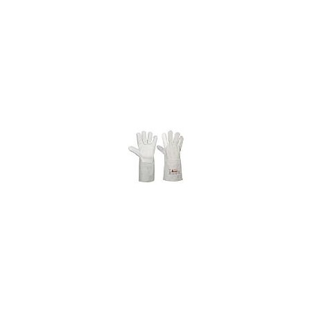 Gants de soudeur (paire) Lg totale 350 mm - taille 10 EN12477/EN388/EN40