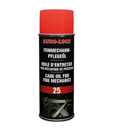Huile pour la mécanique EURO LOCK LOS 25 spray a pulvériser 400ml Huile pour la mécanique EURO LOCK LOS 25 spray a pulvériser 400ml
