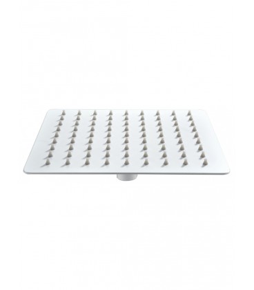 CIEL DE PLUIE CARRÉ DE 30 CM. BLANC MAT CIEL DE PLUIE CARRÉ DE 30 CM. BLANC MAT