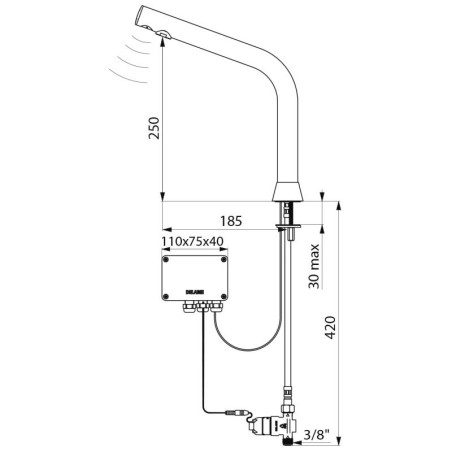 Robinet électronique BINOPTIC