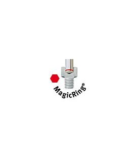 Tête sphérique 6 pans Magic-Ring Bague en acier ressort 4 x 100 maintient vis 6 pans type 367 R