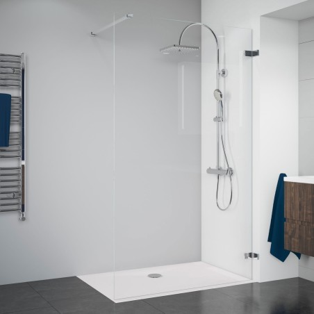 Paroi de douche fixe