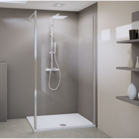 Paroi de douche fixe