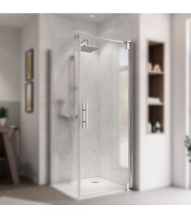 Europa Design porte pivotante pour association avec une paroi fixe version droite